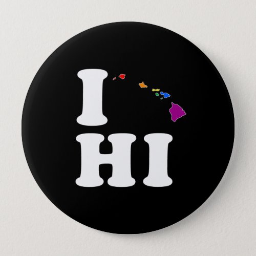 I LOVE GAY HAWAII __ WHITE _png Pinback Button