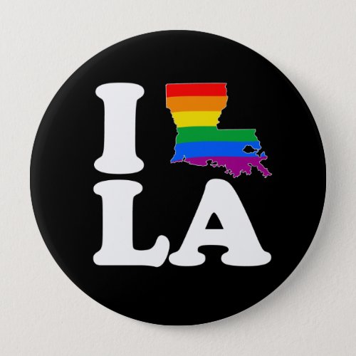I LOVE GAY LOUISIANA _ WHITE _png Button