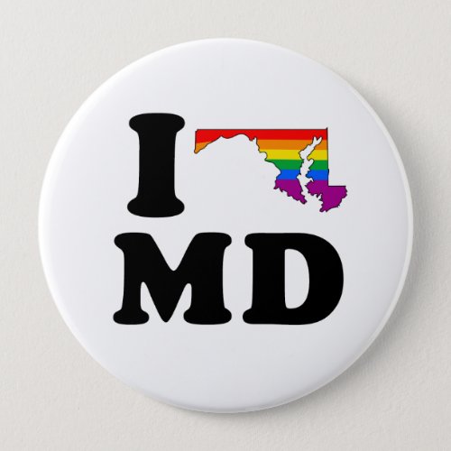 I LOVE GAY MARYLAND PINBACK BUTTON