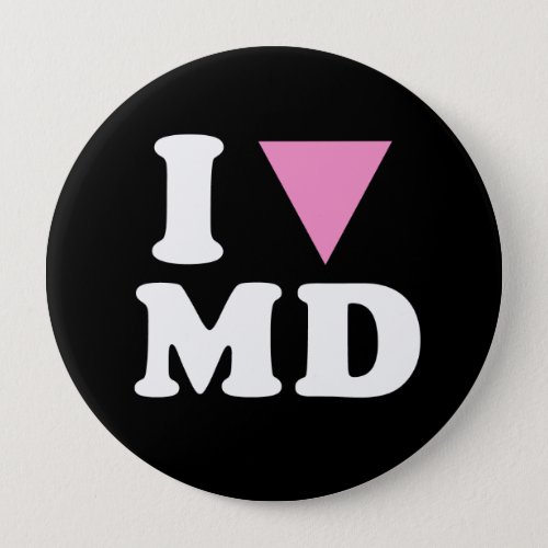 I LOVE GAY MD _ WHITE _png Button