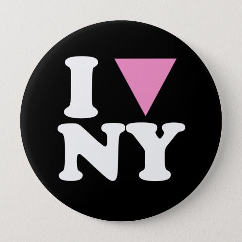 I LOVE GAY NY _ WHITE _png Pinback Button