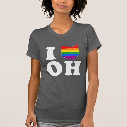 I LOVE GAY OHIO _ WHITE _png T_Shirt