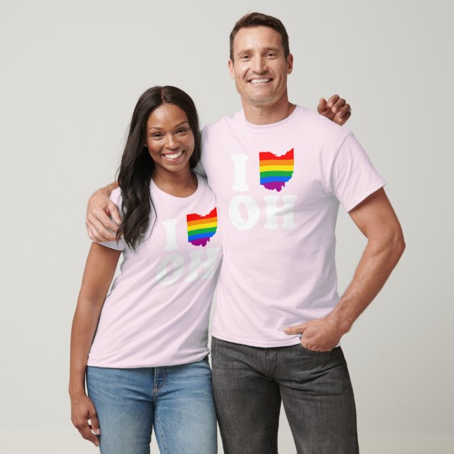 I LOVE GAY OHIO - WHITE -.png T-Shirt (Unisex)