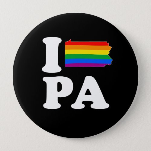 I LOVE GAY PENNSYLVANIA __ WHITE _png Button