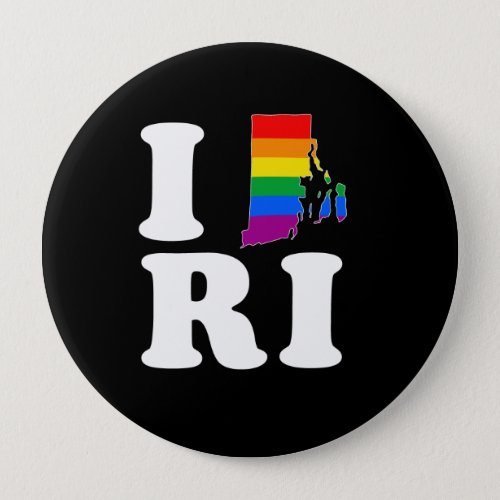 I LOVE GAY RHODE ISLAND _ WHITE _png Button