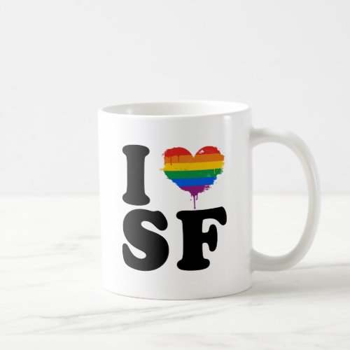 I LOVE GAY SAN FRANCISCO COFFEE MUG