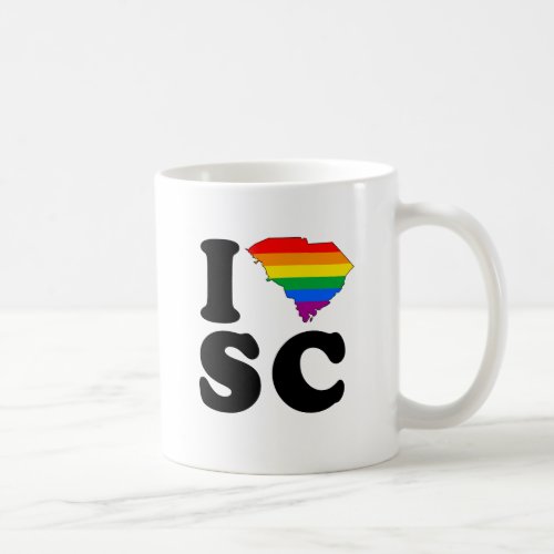 I LOVE GAY SOUTH CAROLINA COFFEE MUG