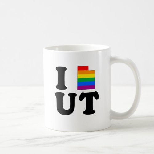 I LOVE GAY UTAH COFFEE MUG