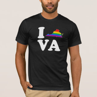I LOVE GAY VIRGINIA - WHITE -.png T-Shirt