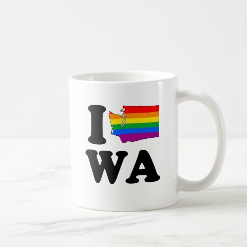 I LOVE GAY WASHINGTON COFFEE MUG