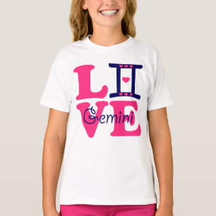 ♊★😍I Love Gemini-Best-Zodiac Sign Fabulous T-Shirt