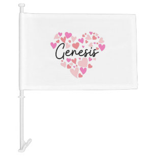 I love Genesis Car Flag