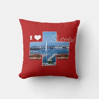 I love Geneva, Switzerland - Pillow