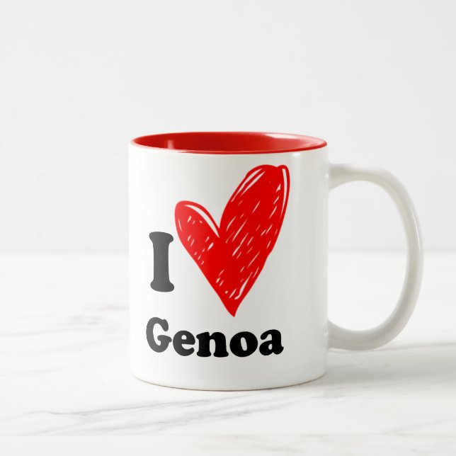 I love Genoa Two-Tone Coffee Mug (Right)