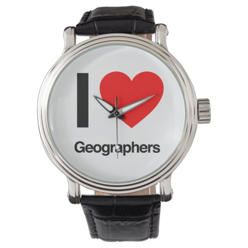 i love geographers watch