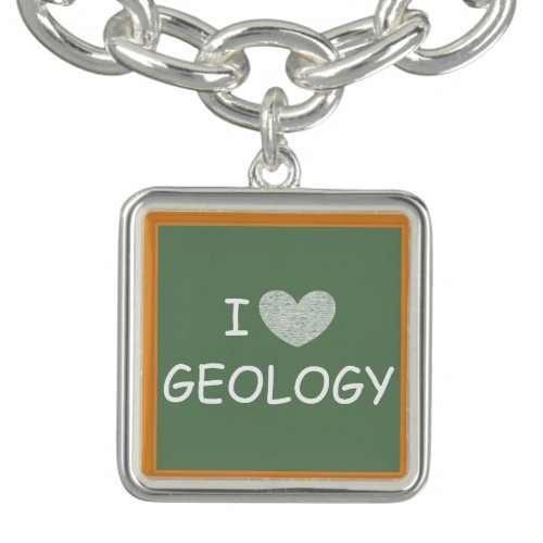 I Love Geology Bracelet