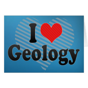 I Love Geology Cards