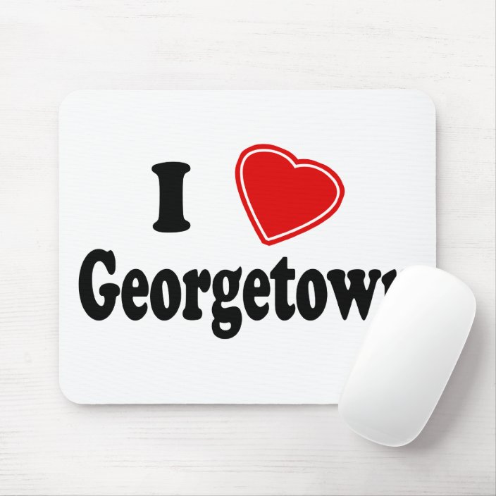 I Love Georgetown Mousepad