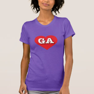 I love Georgia - GA red heart T-Shirt