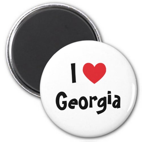 I Love Georgia Magnet