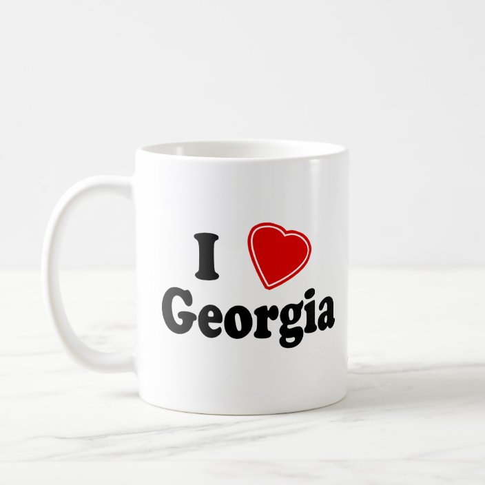I Love Georgia Mug