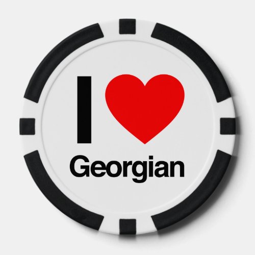 i love georgian poker chips
