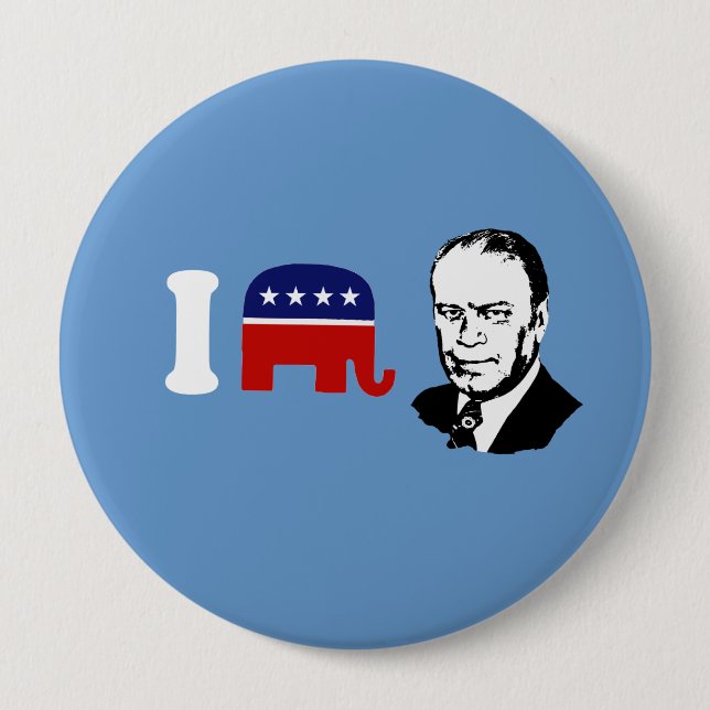 I Love Gerald Ford Button (Front)