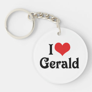 I Love Gerald Keychain