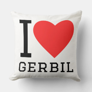I love Gerber Throw Pillow