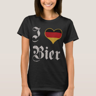 I Love German Beer Oktoberfest Munich Drink Bier T-Shirt