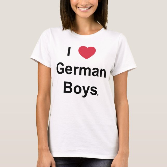 I Love German Boys - Woman's tanktop (Front)