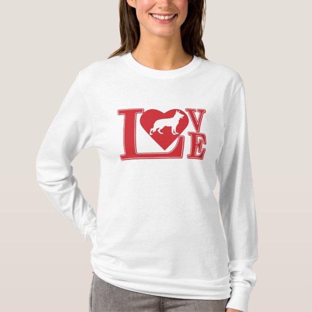 I love German Shepherds T-Shirt (Front)