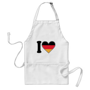 I Love Germany Adult Apron