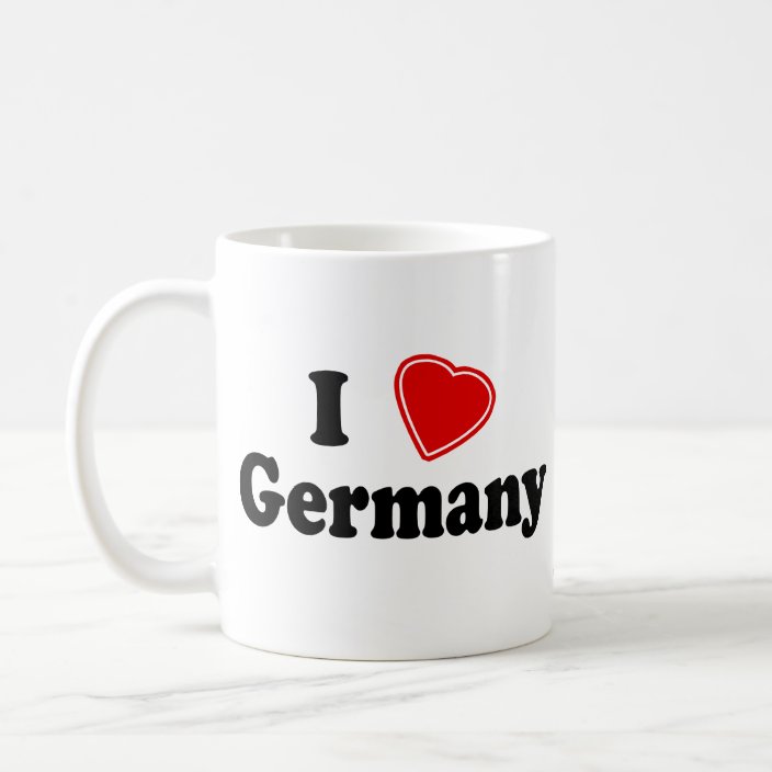 I Love Germany Coffee Mug