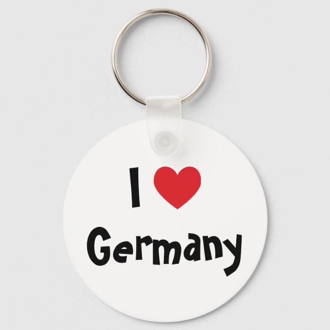 I Love Germany Keychain (Front)