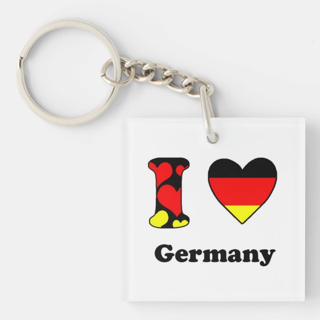 I love Germany Keychain (Front)