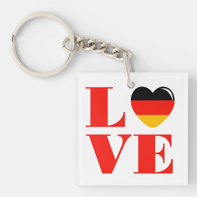 I love Germany Keychain (Front)