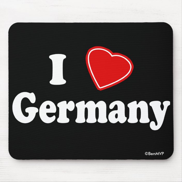I Love Germany Mousepad