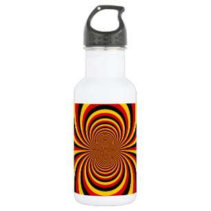 I Love Germany National Flag Colors Art Print Stainless Steel Water Bottle
