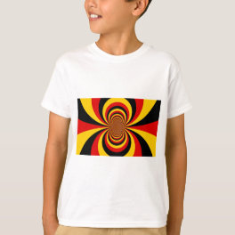 I Love Germany National Flag Colors Art Print T-Shirt