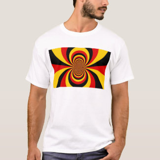 I Love Germany National Flag Colors Art Print T-Shirt