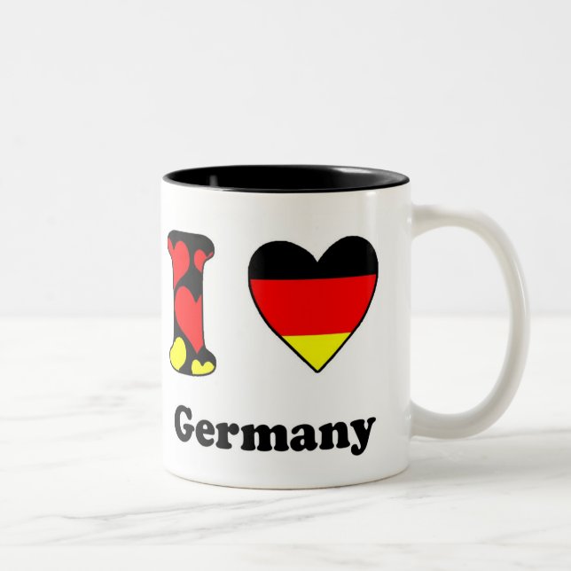 I love Germany Two-Tone Coffee Mug (Right)
