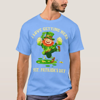 I Love Getting Head on St Patricks Day Leprechaun  T-Shirt