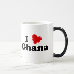 I Love Ghana Color Morph Mug