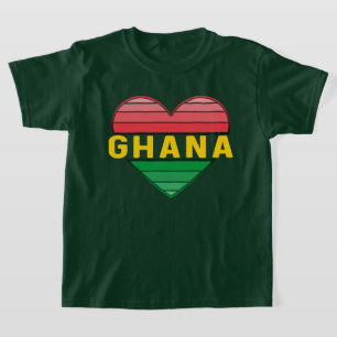 I Love Ghana, Ghanaian Heart T-Shirt