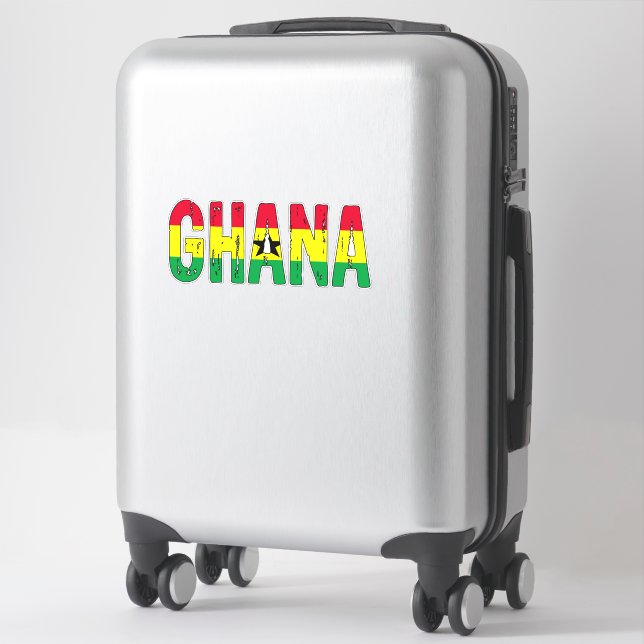 I love Ghana Sticker (Suitcase)