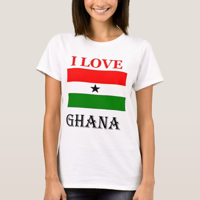 I Love Ghana T-Shirt (Front)