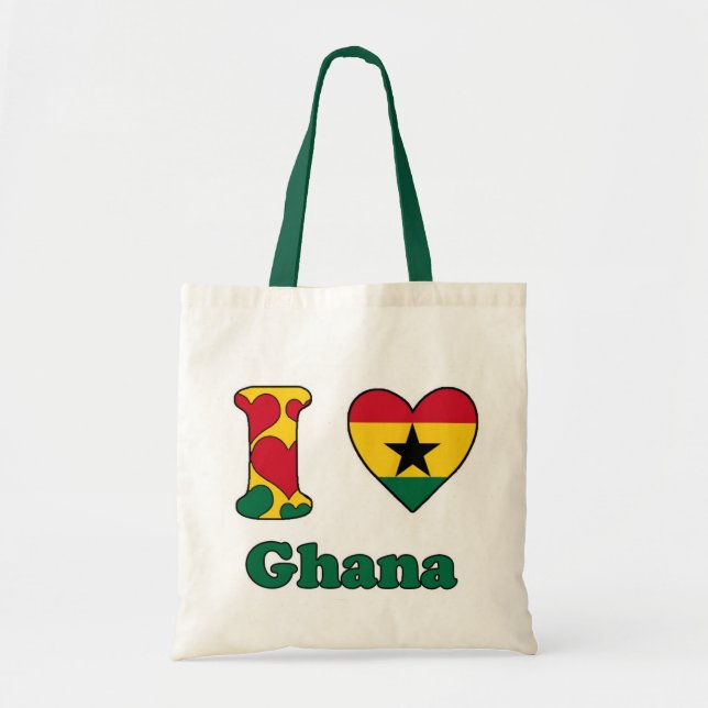 I love Ghana Tote Bag (Front)