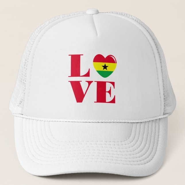 I love Ghana Trucker Hat (Front)