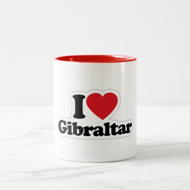 I Love Gibraltar Mug (Center)